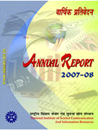 CSIR-NISCAIR Annual Report 2007-08