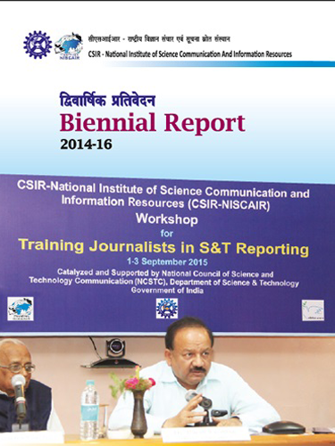 CSIR-NISCAIR Annual Report 2014-16