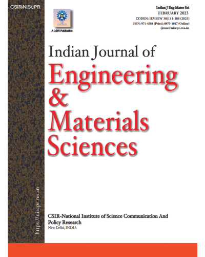 Indian Journal of Engineering and Materials Sciences (IJEMS)