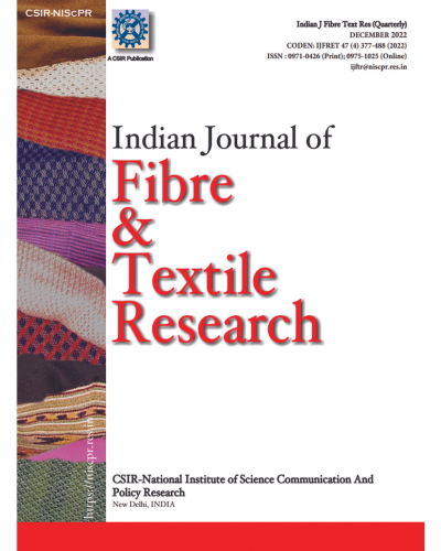 Indian Journal of Fibre & Textile Research (IJFTR)